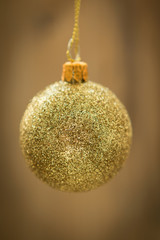 Christmas ball with ornaments