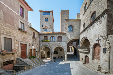 Fototapeta na wymiar Saint Pellegrino District, Viterbo, Lazio (Italy)