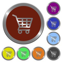 Color shopping cart buttons