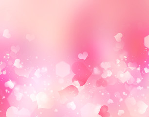 Valentine's day holiday blurred background illustration.