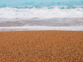 Fototapeta na wymiar beach, sand, turquoise sea