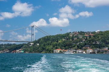 Bosphorus bridge in Istanbul
