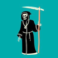 Death Character Vector Illustration