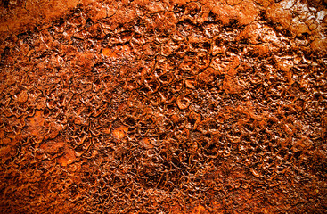 strange color fantastic abstract background, wallpaper, texture copper color
