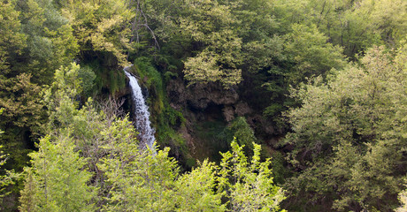 Mountain waterfall