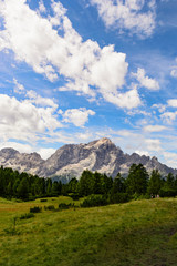 View of Monte Civetta from Pelmo (Dolomites)
