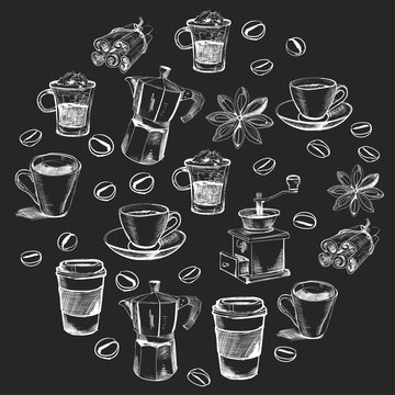 Vector images of coffee