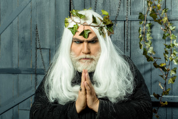 Zeus man with vine
