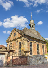 Fototapeta na wymiar Russian Orthodox church in the center of Paderborn