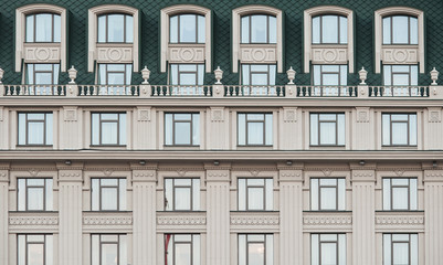 old historic building with windows on the street