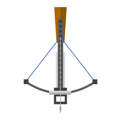 Crossbow arbalest vector illustration