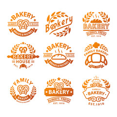 Bakery badge and logo icon