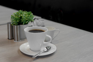 cup of hot coffee