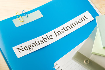 negotiable instrument