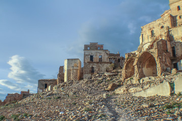 Fototapeta premium Craco, La città fantasma.