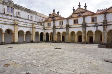 Fototapeta na wymiar The Convent of Christ (Convento de Cristo) in Tomar, Portugal