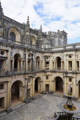 Fototapeta na wymiar The Convento de Cristo (Convent of Christ) in Tomar, Portugal