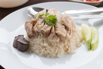 Hainanese chicken rice