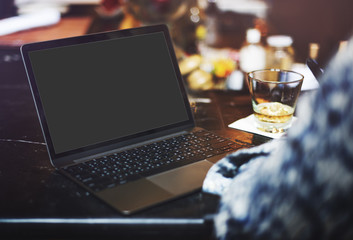 Mockup Copy Space Blank Screen Concept