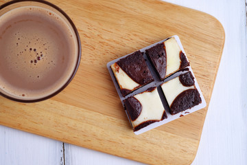 Cream cheese brownie.