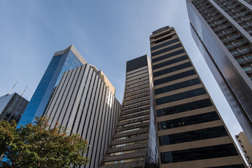Obraz na płótnie Canvas Modern Architecture Office Buildings in Paulista Avenue in Sao Paulo