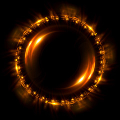 Abstract ring background with luminous swirling backdrop. Glowing spiral. The energy flow tunnel.
Shine round frame with light circles light effect. Glowing cover. Space for your message.