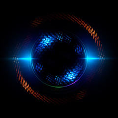 Abstract ring background with luminous swirling backdrop. Glowing spiral. The energy flow tunnel.
Shine round frame with light circles light effect. Glowing cover. Space for your message.