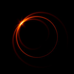 Abstract ring background with luminous swirling backdrop. Glowing spiral. The energy flow tunnel.
Shine round frame with light circles light effect. Glowing cover. Space for your message.