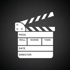 Obraz premium Clapperboard icon