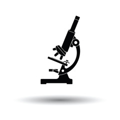 Icon of chemistry microscope