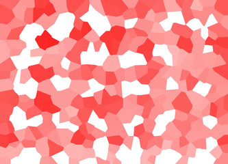 Abstract colorful polygon of red, white pattern background, illustration, copy space for text