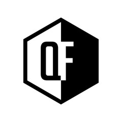 INITIAL hexsagonal HALF LOGO