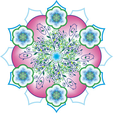 vector flofer mandala