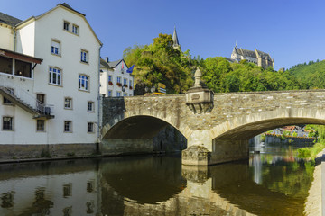 Fototapeta na wymiar The beautiful Vianden Castle