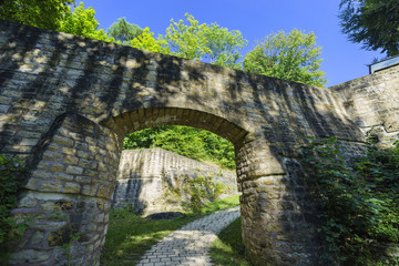 Historical remains of the city wall