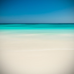 Fototapeta na wymiar Abstract beach scene blurred background