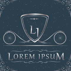 carriage invitation template design with carriage