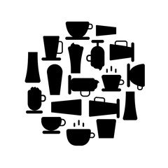 Vector Coffee shop background