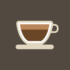 Vector Coffee shop background