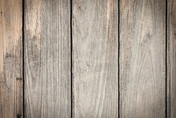 Vintage wood texture.Graphic background of weathered wooden teak planks showing wood grain and bud.