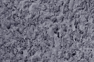 Texture gray plastered wall for background