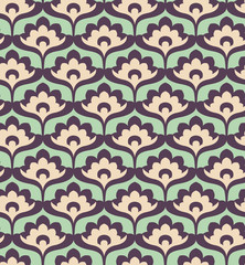 seamless vintage floral pattern