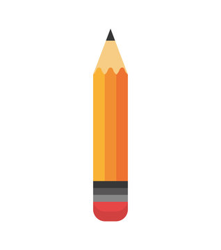 cartoon pencil write school design vector illustration eps 10