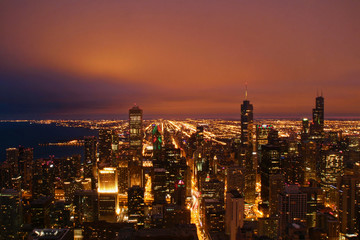Obraz premium Chicago Night
