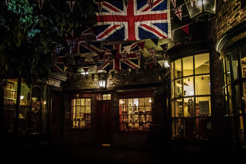 Old buildings in York in England the UK