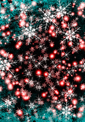 Obraz na płótnie Canvas Christmas background with snowflakes