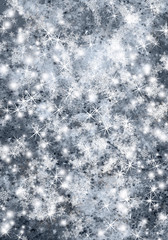 Christmas background with snowflakes