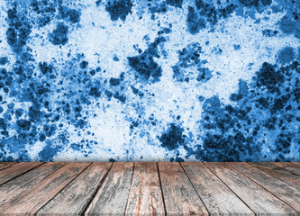 room interior vintage with wood floor