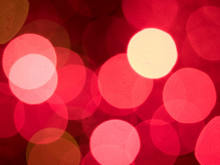 colorful red lights bokeh