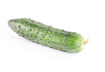 Cucumber isolated on white background